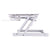 UpliftOffice.com Rocelco 32” Height Adjustable Standing Desk Converter | Dual Monitor Riser | Gas Spring | Large Keyboard Tray | R ADRW, White, desk,Rocelco
