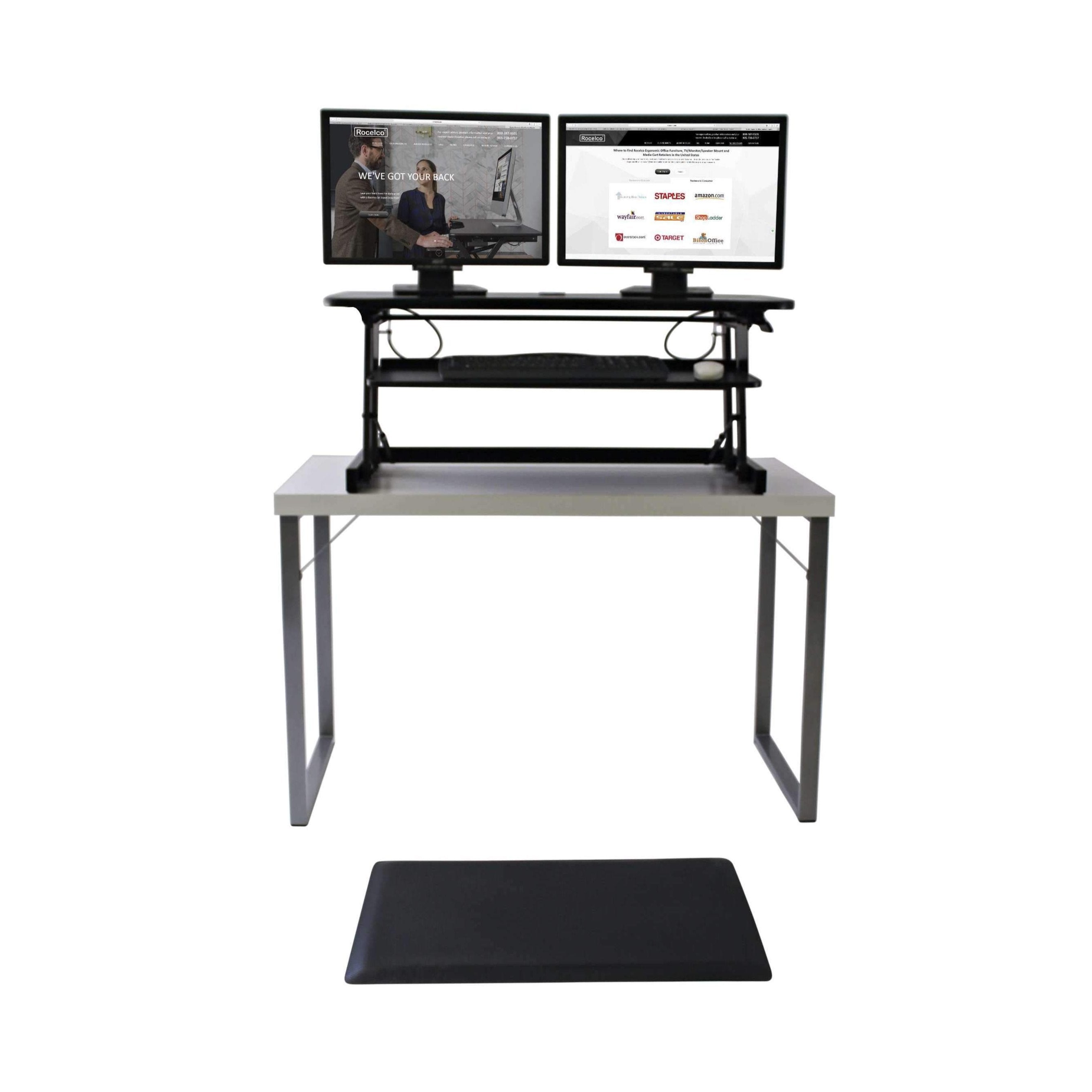 Rocelco standing discount desk converter