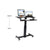 Rocelco 40” Mobile Standing Desk MSD-40 UpliftOffice.com