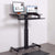 Rocelco 40” Mobile Standing Desk MSD-40 UpliftOffice.com
