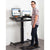 Rocelco 40” Mobile Standing Desk MSD-40 UpliftOffice.com