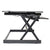 UpliftOffice.com Rocelco 40” Large Height-Adjustable Standing Desk Converter w/ Anti-Fatigue Mat BUNDLE | R DADRB-40-MAFM, Black, Desk Riser Bundle,Rocelco