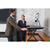 UpliftOffice.com Rocelco 40” Large Height-Adjustable Standing Desk Converter w/ Anti-Fatigue Mat BUNDLE | R DADRB-40-MAFM, Black, Desk Riser Bundle,Rocelco