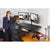 UpliftOffice.com Rocelco 40” Large Height-Adjustable Standing Desk Converter with Dual Monitor Mount BUNDLE, R DADRB-40-DM2,R DADRT-40-DM2, Desk Riser,Rocelco