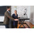 UpliftOffice.com Rocelco 40” Lg. Height-Adjustable Standing Desk Converter | Dual Monitor Riser | Gas Spring | Retractable Keyboard Tray | R DADRB-40, Black, desk,Rocelco