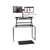 UpliftOffice.com Rocelco 40” Lg. Height-Adjustable Standing Desk Converter | Dual Monitor Riser | Gas Spring | Retractable Keyboard Tray | R DADRB-40, Black, desk,Rocelco