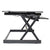 UpliftOffice.com Rocelco 40” Lg. Height-Adjustable Standing Desk Converter | Dual Monitor Riser | Gas Spring | Retractable Keyboard Tray | R DADRB-40, Black, desk,Rocelco