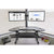 UpliftOffice.com Rocelco 46” Height Adjustable Corner Standing Desk Converter with Dual Monitor Arm BUNDLE, R CADRB-46-DM2, Desk Riser Bundle,Rocelco