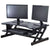 Upmost Office Lorell/Rocelco DADR Deluxe Adjustable Desk Riser, black