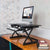 UpliftOffice.com Rocelco EADR Ergonomic Adjustable Desk Riser, black,Desk Riser,Rocelco