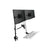 UpliftOffice.com Rocelco Ergonomic Floating Desk with Double Monitor Arm, R EFD-EFD2, accessories,Rocelco