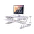 UpliftOffice.com Rocelco White 32” Height-Adjustable Standing Desk Converter w/ Anti-Fatigue Mat, R ADRW-MAFM, Desk Riser Bundle,Rocelco