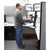 UpliftOffice.com HealthPostures Black Taskmate Go Dual 6350 Desk Converter, Desk Riser,HealthPostures