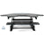 UpmostOffice.com VIVO Black Corner Height Adjustable Cubicle Sit-to-Stand Desktop Converter, DESK-V000VC