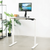 UpliftOffice.com VIVO DESK-KIT-1W4W Electric 43” x 24” Standing  Desk, White Tabletop White Frame, desk,VIVO