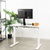 UpliftOffice.com VIVO DESK-KIT-1W4W Electric 43” x 24” Standing  Desk, White Tabletop White Frame, desk,VIVO