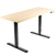 UpliftOffice.com VIVO Electric 60” x 24” Standing Desk DESK-KIT-1B6C, Light Wood TableTop, Black Frame w/ Memory Pad Control, desk,VIVO