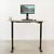 UpliftOffice.com VIVO Electric 60” x 24” Standing Desk DESK-KIT-1B6C, Light Wood TableTop, Black Frame w/ Memory Pad Control, desk,VIVO