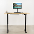 VIVO Electric 60” x 24” Standing Desk DESK-KIT-1B6C, Light Wood TableTop, Black Frame w/ Memory Pad Control