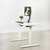 UpmostOffice.com VIVO Electric 60” x 24” Standing  Desk White Top, White Frame w/ Memory Pad, DESK-KIT-1W6W desk