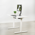 VIVO Electric 60” x 24” Standing  Desk White Top, White Frame w/ Memory Pad, DESK-KIT-1W6W