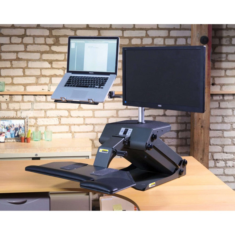 Upmost Office HealthPostures 5100 Black Stance Angle Sit-Stand Ergonomic  Chair