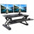 UpliftOffice.com VIVO Black Deluxe Standing Desk Monitor Riser, DESK-V000DB, Desk Riser,VIVO