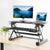 UpliftOffice.com VIVO Black Deluxe Standing Desk Monitor Riser, DESK-V000DB, Desk Riser,VIVO