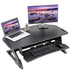 VIVO Desk-V000LC 41" Corner Standing Desk Converter, Black