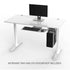 Eureka Ergonomic 60" White E60 Height-Adjustable Electric Standing Desk, ERK-EDK-W