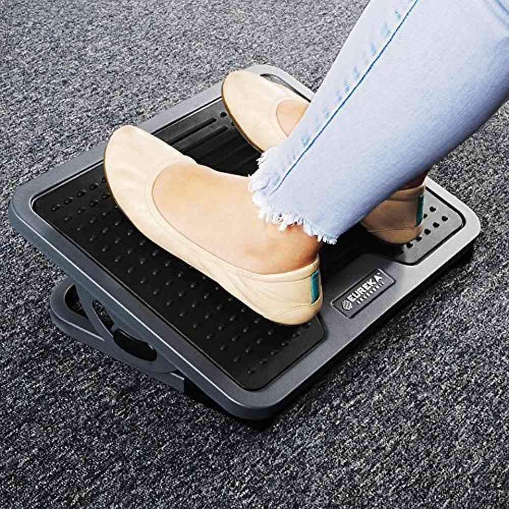 Adjustable Foot Rest Under Desk for Added Height, Ergonomic Foot Rest for  Office