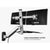 UpliftOffice.com Sit-Stand Dual Monitor Wall Mount Workstation, Articulating Keyboard Tray Arm, CPU Holder, MI-7906, desk,Mount-It!