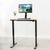 UpliftOffice.com VIVO Electric 43” x 24” Stand Up Desk DESK-KIT-1B4C | Light Wood Table Top, Black Frame, desk,VIVO