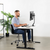 UpliftOffice.com VIVO Electric 43” x 24” Standing Desk DESK-KIT-1B4W, White TableTop, Black Frame w/ Memory Pad Control, desk,VIVO