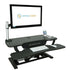 VersaDesk PowerPro Sit To Stand Electric Desk Converter With USB Charging, VDPP