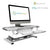 UpliftOffice.com VersaDesk PowerPro Sit To Stand Electric Desk Converter With USB Charging, VDPP, 36