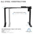 UpliftOffice.com VIVO 33” to 51” Electric Single Motor Desk Frame, DESK-V100EWY/DESK-V100EBY, Desk Frame,VIVO