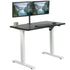 VIVO 43" x 24" Electric Desk with White Frame, DESK-KIT-W04B/W04C/W04D/W04W/W04E