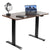UpmostOffice.com VIVO 44” x 23.6” Electric Height-Adjustable Desk, DESK-E144B/E144C/E144D/E144W, dark brown desk