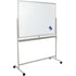 VIVO CART-WB48A 48” x 32” Mobile Double-Sided Whiteboard Cart
