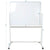 UpmostOffice.com VIVO 48” x 32” Mobile Double-Sided Whiteboard Cart, CART-WB48A with dimensions