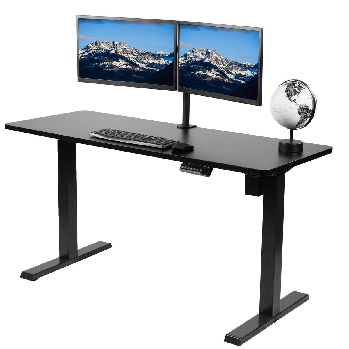 VIVO 60” x 24” Electric Desk, DESK-KIT-E5B6B by Upmost Office