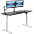 VIVO 60"x24" Electric Desk with White Frame, DESK-KIT-W06W/W06B/W06C/W06D/W06E