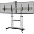 VIVO STAND-TV12H Aluminum Mobile AV Cart for Dual 37”-60” TVs