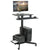 UpliftOffice.com VIVO Black 24” Mobile Computer Workstation, CART-PC02HB, accessories,VIVO