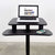 UpliftOffice.com VIVO Black 24” Mobile Computer Workstation, CART-PC02HB, accessories,VIVO