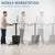 UpliftOffice.com VIVO Black 24” Mobile Computer Workstation, CART-PC02HB, accessories,VIVO