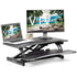 VIVO Black  31" Electric Height-Adjustable Standing Desk Converter, DESK-V000ME
