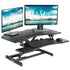 VIVO Black 37" Corner Desk Riser, DESK-V037MC