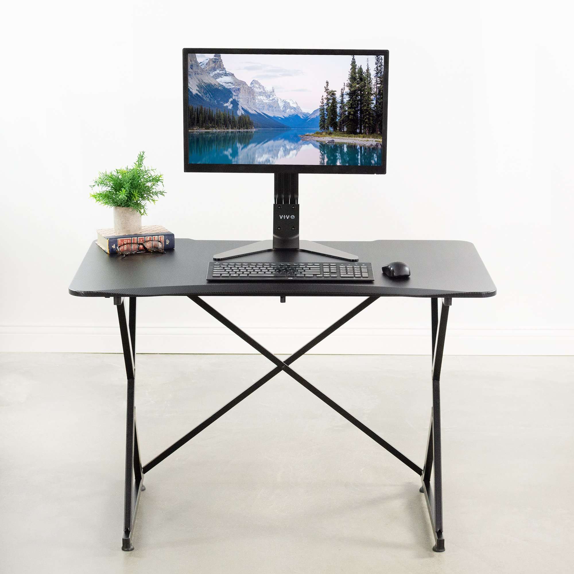 VIVO Folding 43” Computer Desk - Thumbnail 2